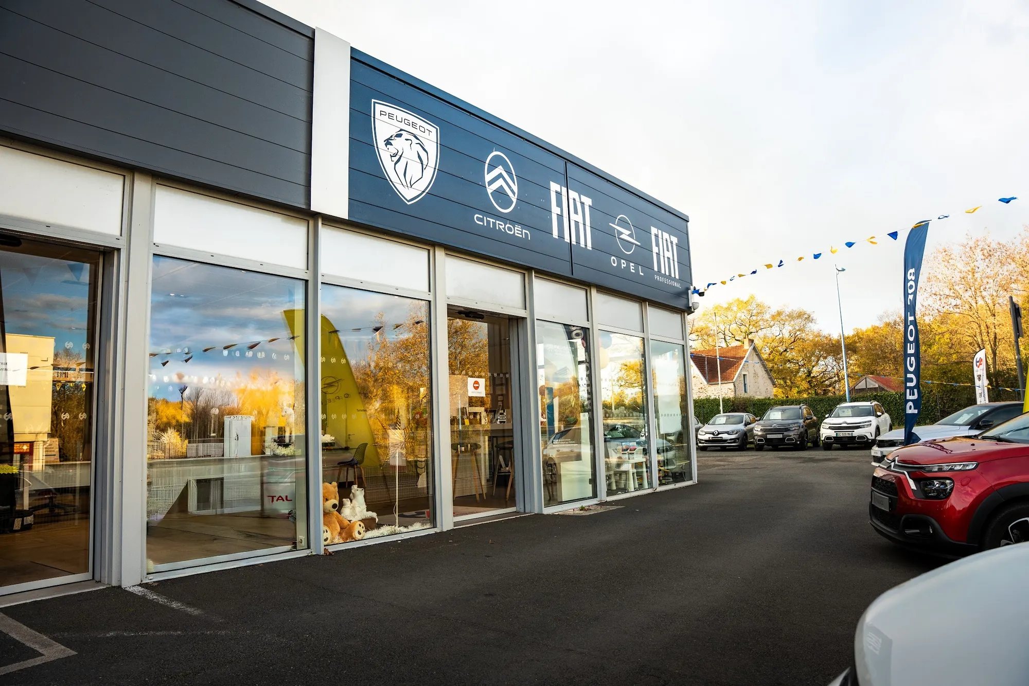 La concession Héric Automobiles : Citroën, Peugeot, Fiat, Opel